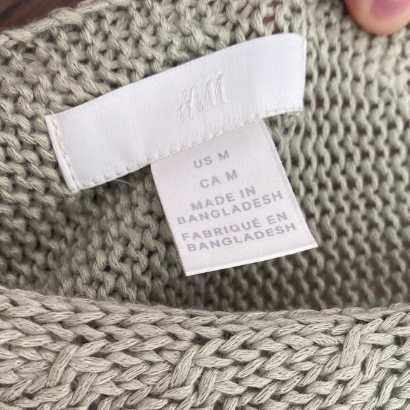 H&M Sage Green Knit Tank - Picture 2 of 5